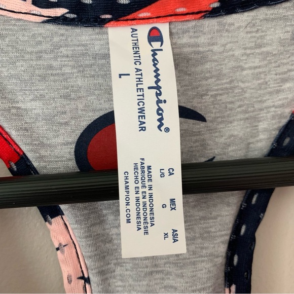 Champion Graphic Gard Reversible Mesh Jersey Floral Orange Navy NEW Size Large - Picture 10 of 14